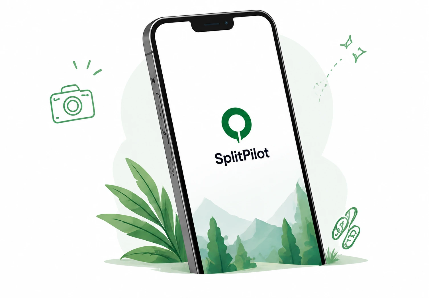 SplitPilot app on phone